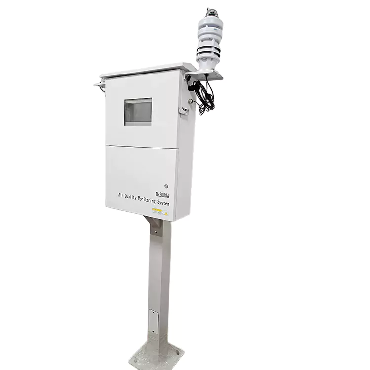 Légkörszennyező anyagok online gázfigyelő rendszere